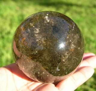 67 mm Natural Phantom Quartz Crystal Sphere Ball Brazil  