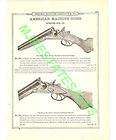 1899 Spencer 35 1/2 & 37 1/2 Double Barrel Shotgun AD