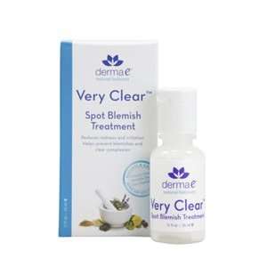  Derma E   Very Clear Spot Blemish Treatment Cream (.5 oz 