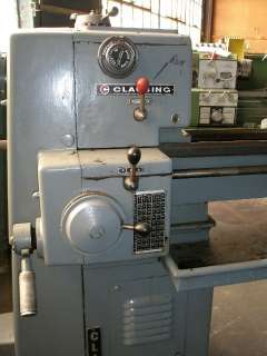 CLAUSING 14 VARIABLE SPEED METAL LATHE 6908 AS IS  