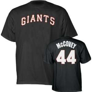  San Francisco Giants Willie McCovey Name and Number Black 