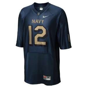  Navy Midshipmen #12 Nike Rivalry Jersey