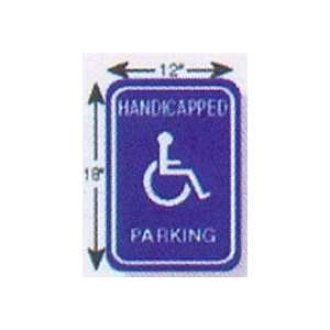  Intersign Sign 12X18 Handicapped Parking   Model rl 