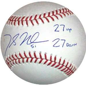  Oakland Athletics Dallas Braden Autographed Baseball with 