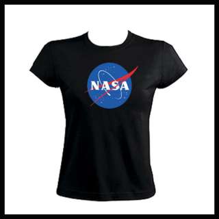 T199 NASA Space Retro Science Geek Women T shirt NEW  