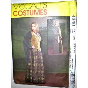  McCalls Costumes, Misses/Miss Petite Lined Robe, Gown and 
