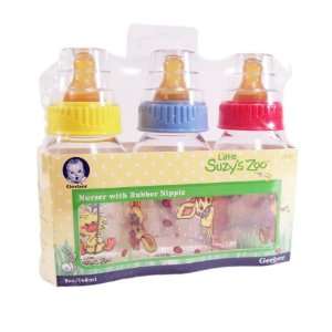    Gerber Baby Bottle Little Suzy Zoo 5oz. Nursers (Two 3 Packs) Baby