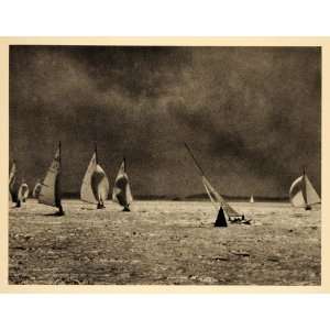   Class Sailboats Riefenstahl   Original Photogravure