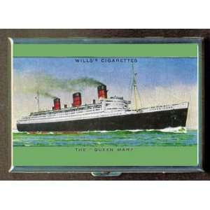  QUEEN MARY OCEAN LINER CRUISE ID Holder, Cigarette Case or 