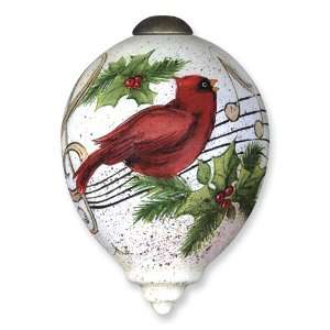   Holiday Music Hand painted Artist Susan Winget 3in Ornament Jewelry