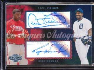 RYAN HOWARD CECIL FIELDER 2006 CO SIGNERS AUTOGRAPH  