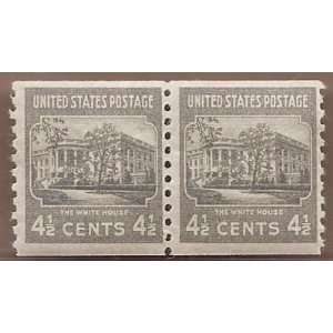 Stamps US The White House Coil Pair Scott 809 Very Fine MNH