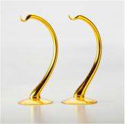 Sorelle Set of 2 Glass Ornament Stands  
