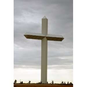 Giant Cross Near Groom, Texas, on Old U.S. Route 66   Remarkable 16x20 