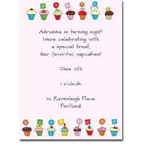  Chatsworth Robin Maguire   Invitations (Birthday Cupcakes 