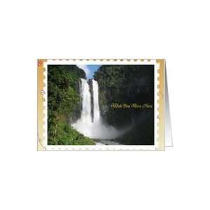  Wish You Were Here   Waterfalls Card Health & Personal 