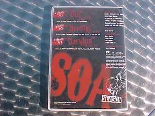 SONS OF ANARCHY SEASON 4 PRESS KIT 60 PAGE BOOKLET DVD  