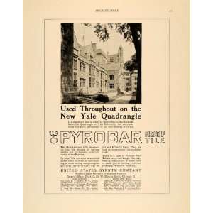   United States Gypsum Architecture   Original Print Ad