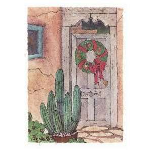  Festive Welcome by Anna Balentine_Southwest Christmas Cards 