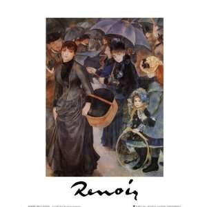  Les Parapluies   Poster by Pierre Auguste Renoir (9.25x11 