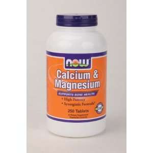  NOW Foods   Calcium & Magnesium 250 tabs Health 