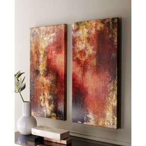  Rosenbaum Fine Art Set of Two Lava Lamp Paintings