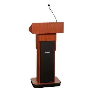  AmpliVox Sound Systems Adjustable Pneumatic Lectern w 