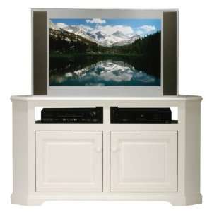   Savannah 40 Wide Screen Corner TV Cart  Bright White