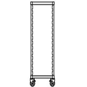 Cambro CSPRK2175480 Camshelving Post Kit, Speckled Gray  