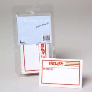  New Self Adhesive Name Tags 30 Count Case Pack 72   435158 