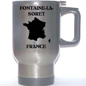 France   FONTAINE LA SORET Stainless Steel Mug 