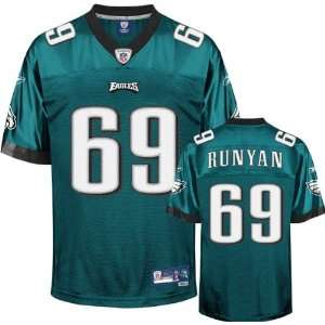  John Runyan Green Philadelphia Eagles NFL Premier Jersey 