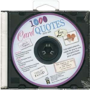  Card Quotes CD 1,000 Quotes   631925 Patio, Lawn & Garden