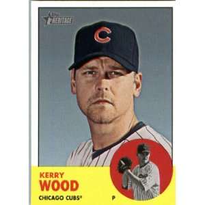  2012 Topps Heritage 113 Kerry Wood   Chicago Cubs (ENCASED 