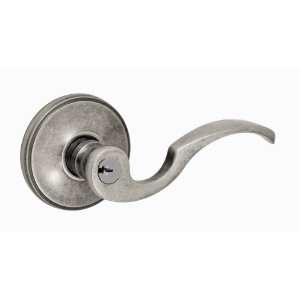 Fusion K AD ATP Antique Pewter Elite Drop Tail Style Keyed Entry Lever 