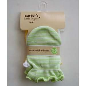  Carters No Scratch Mittens / 3 Pairs Baby