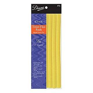 Diane Twist flex Rods 7/16 Diameter Yellow Short * 7 Long