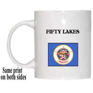  US State Flag   FIFTY LAKES, Minnesota (MN) Mug 
