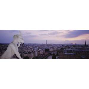  Chimera Sculpture with a Cityscape, Galerie Des Chimeres 