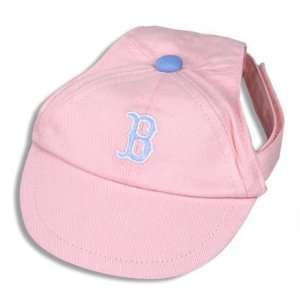  Boston Red Sox Dog Puppy Pet Pink Baseball Hat Cap   XS 