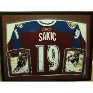  Joe Sakic Framed Jersey