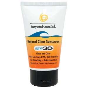  Beyond Coastal Natural Clear Sunscreen SPF 30 4oz Beauty