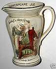 royal doulton shakespeare jug beautiful very rare expedited shipping 