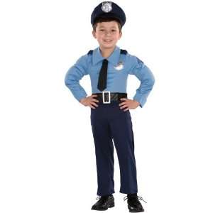 Lets Party By Seasons Police Officer Toddler Costume / Blue   Size 2T 