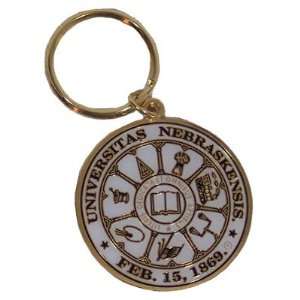  Nebraska Cornhuskers Brass Key Tag Seal