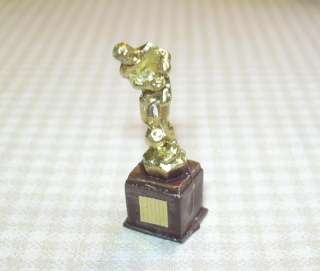 Miniature Soccer Guy Trophy for DOLLHOUSE 1/12 Scale  