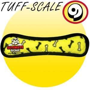  Tuffys Ultimate Bone Plush Dog Play Toy Yellow Bones 