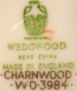 WEDGWOOD china CHARNWOOD WD3984 Cream Soup & Saucer Set  