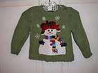 childrens place snowman sweater  