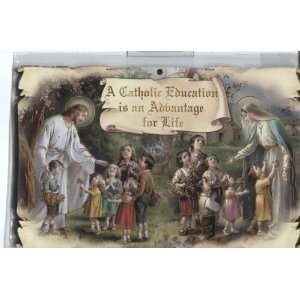  A Catholic Education Wooden Plaque (SFI PF220CE)